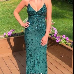 Green prom dress